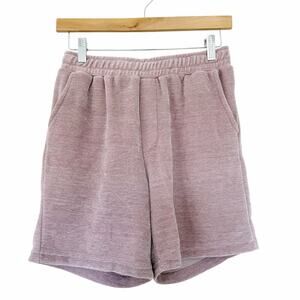Massive Luxury Pink Chenille Shorts Sz S